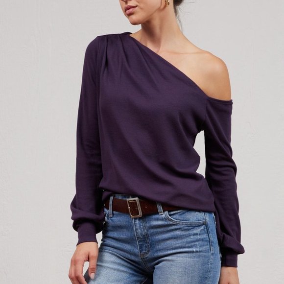 LA made Tops - Audrey Off Shoulder Pullover